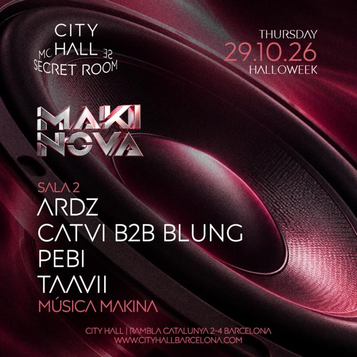 Cartel de JUEVES en City Hall