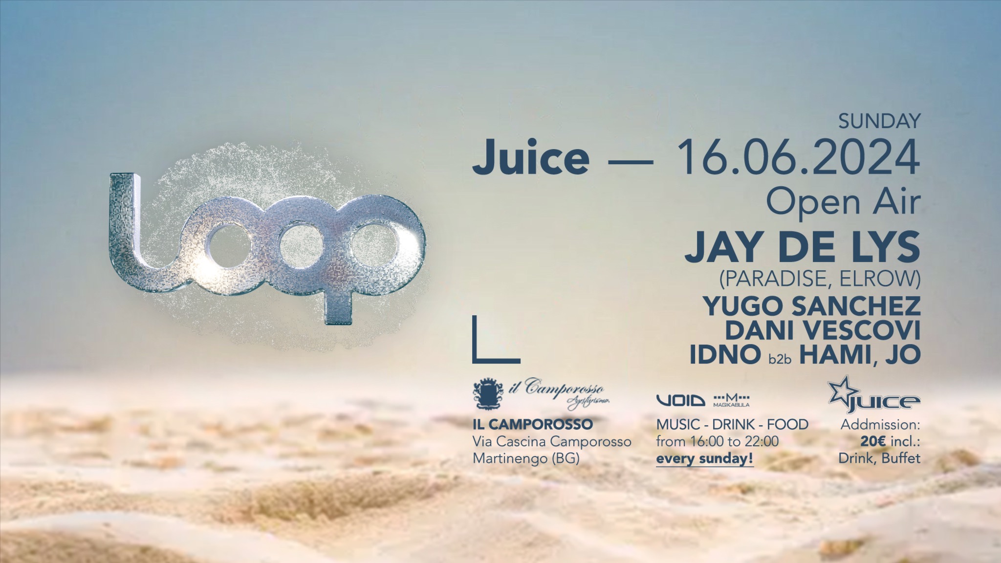 JUICE Open Air pres. JAY DE LYS (PARADISE, ELROW) image