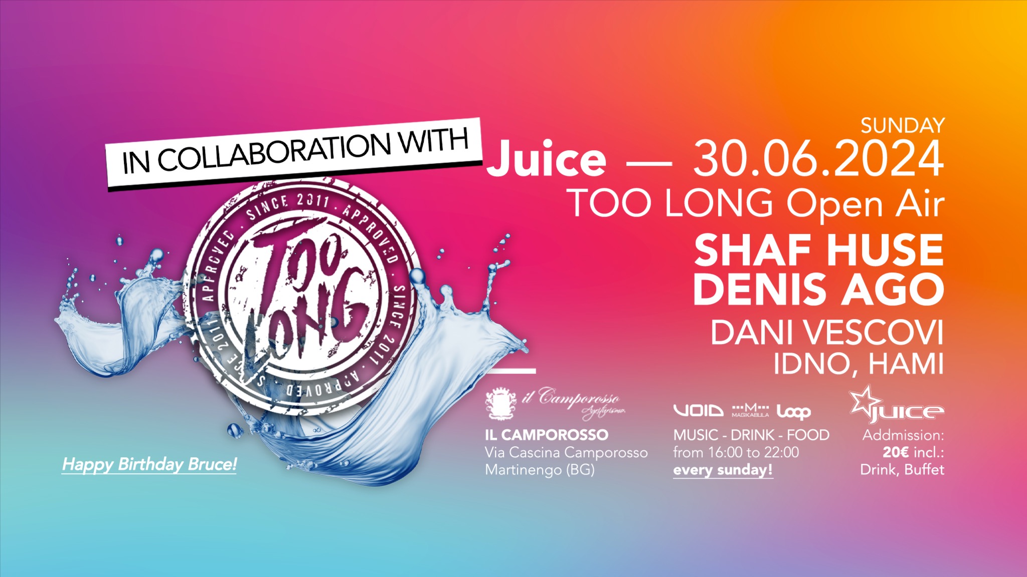 JUICE Open Air ❌ TOO LONG Milano image