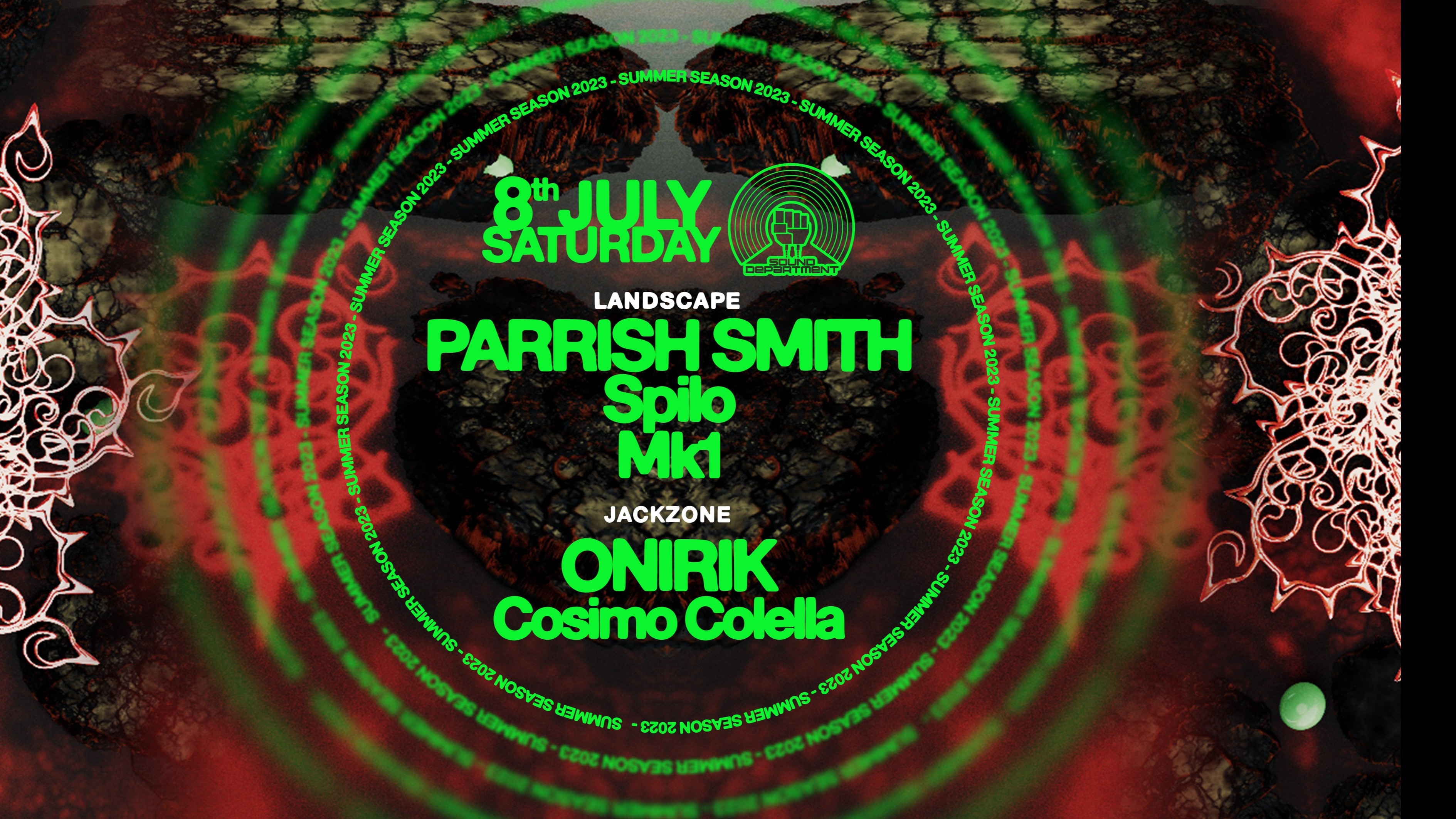 July 08 Sound Department w/ PARRISH SMITH | ONIRIK image