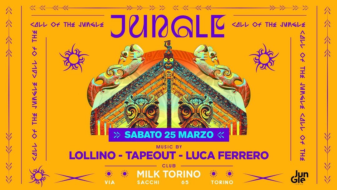 Copertina evento JUNGLE 25.03.23