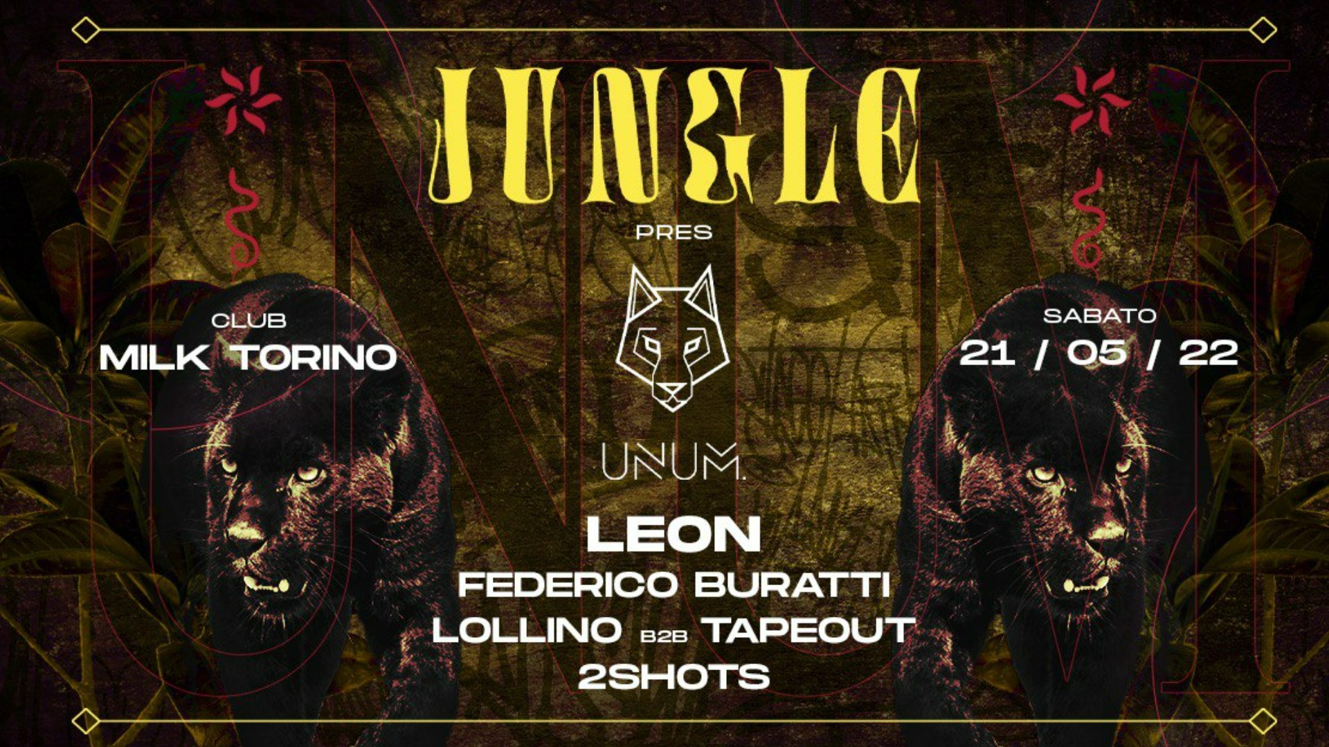 Jungle pres. UNUM. w/ LEON image