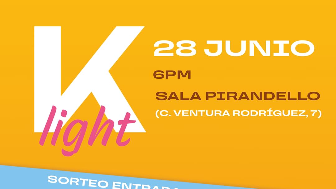 K light-Eventplakat