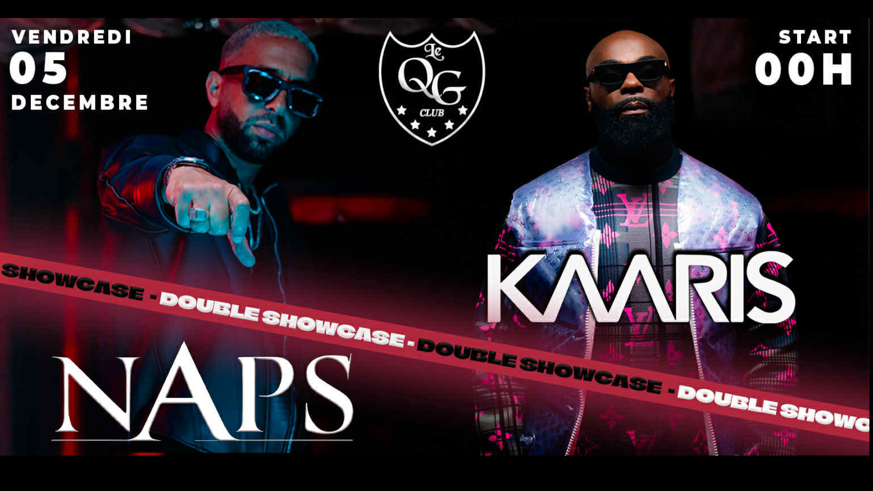 KAARIS et NAPS le 05 Décembre 2025 au QG Club !! image