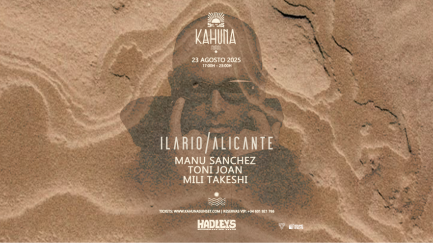 KAHUNA presents Ilario Alicante at HADLEY'S by DANZÛ image