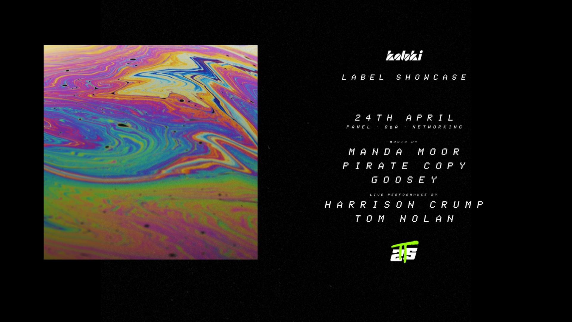 KALUKI Label Showcase w/ Manda Moor, Pirate Copy, Goosey, Harrison Crump, Tom Nolan image