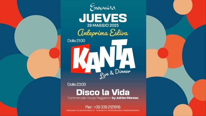 Cover for event: Kanta Live & Dinner