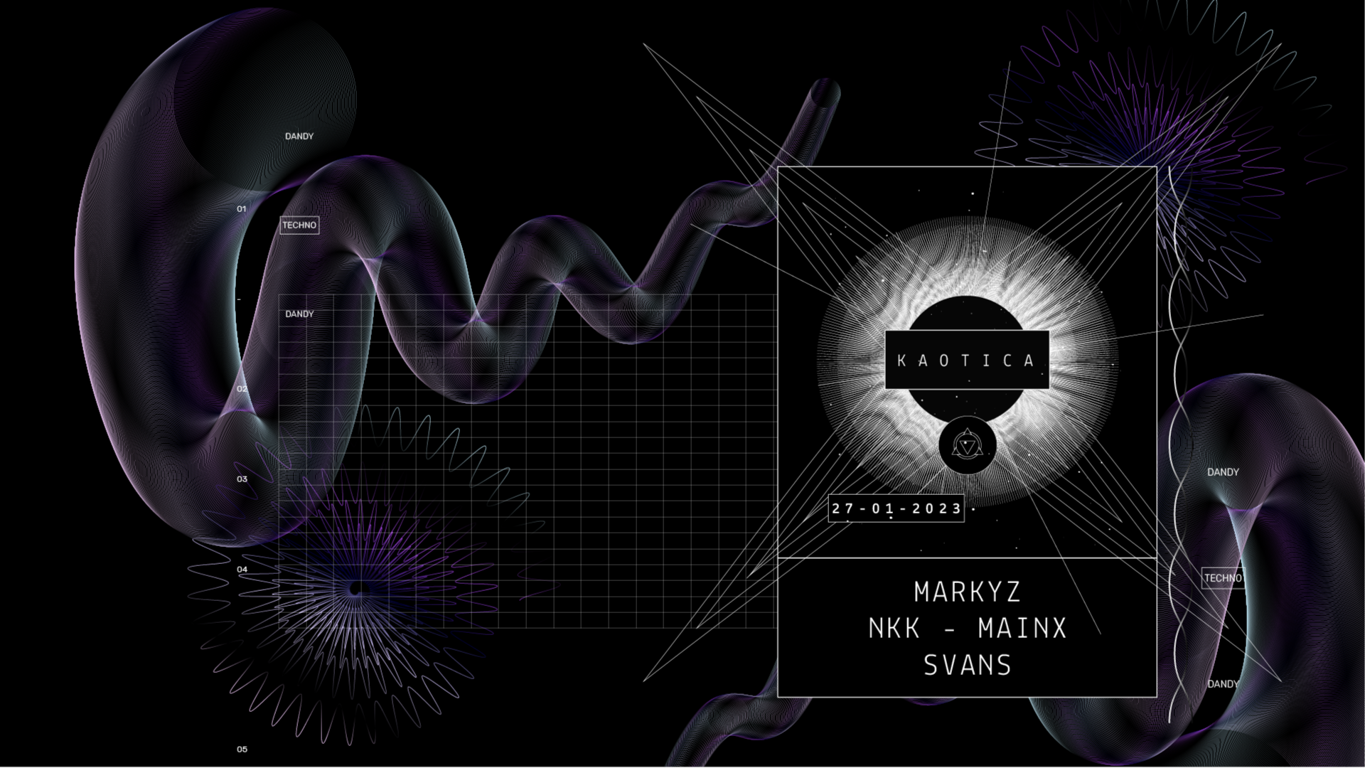 KAOTICA W/ MARKYZ - NKK - MAINX - SVANS image