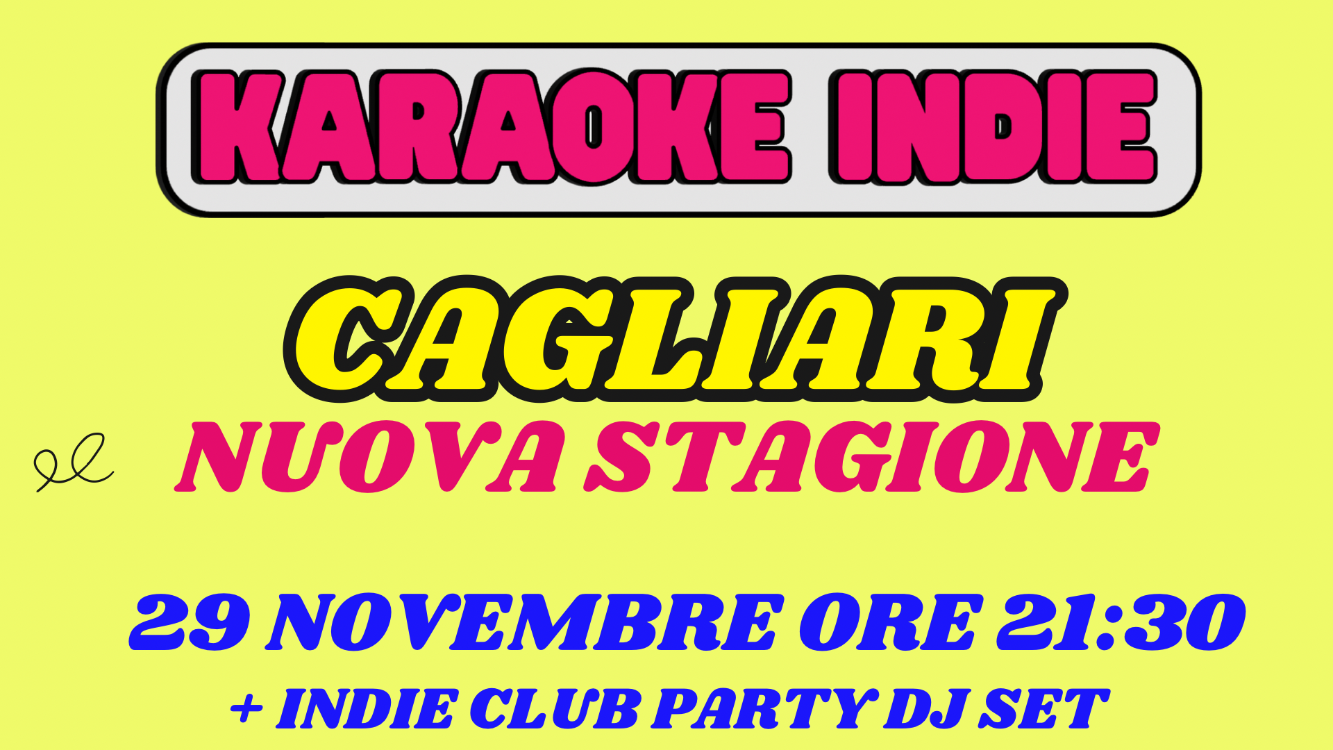 KARAOKE INDIE CAGLIARI + INDIE CLUB DJ SET | 29 NOVEMBRE FABRIK ore 21:30 | nuova stagione image