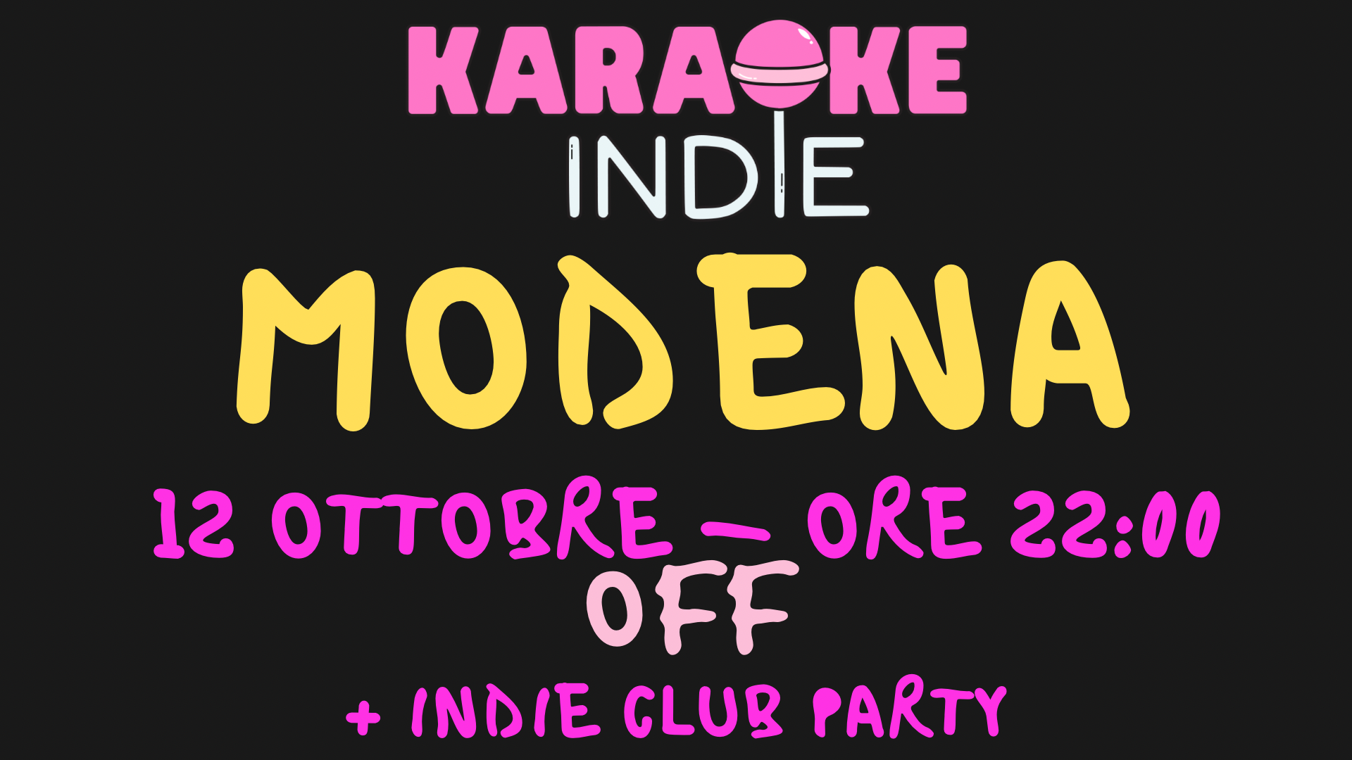 Karaoke indie Modena + indie club DJ SET | GATE | NUOVA STAGIONE