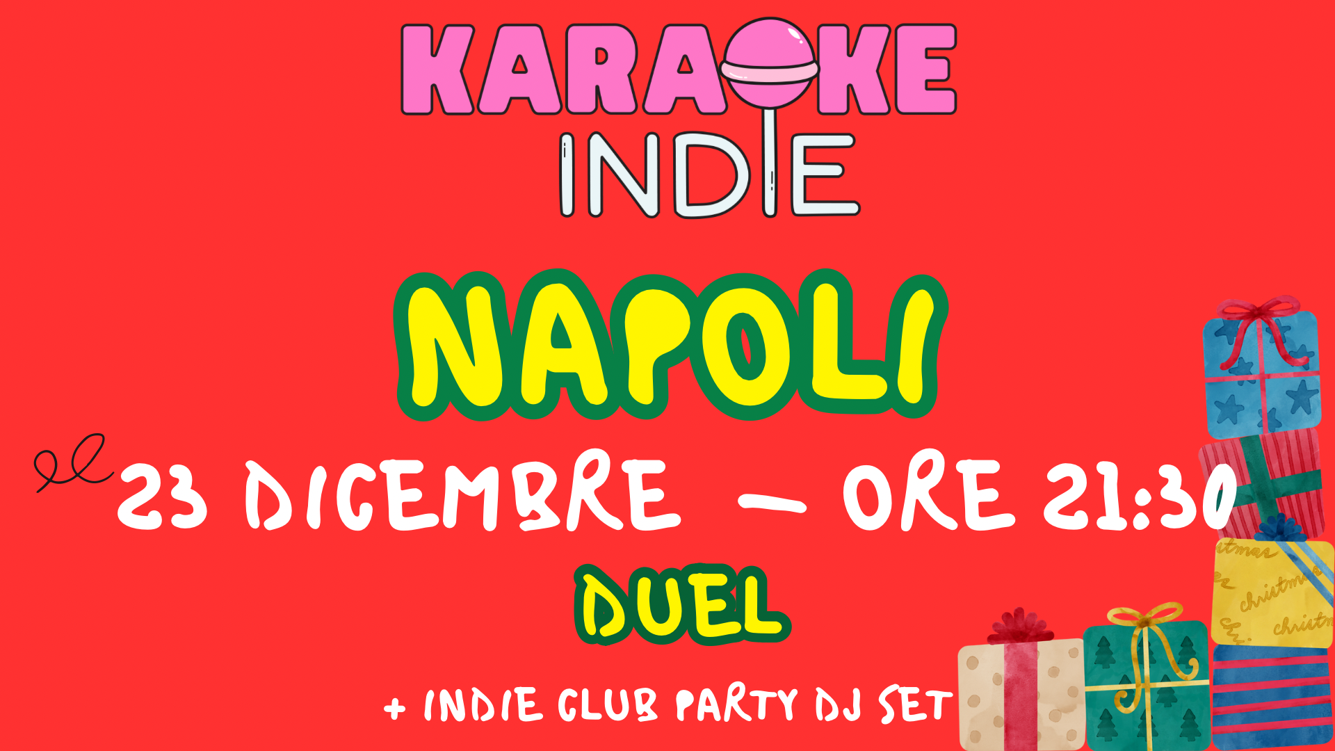 Karaoke indie Napoli + indie club dj set a DUEL | nuova stagione 23/12 image