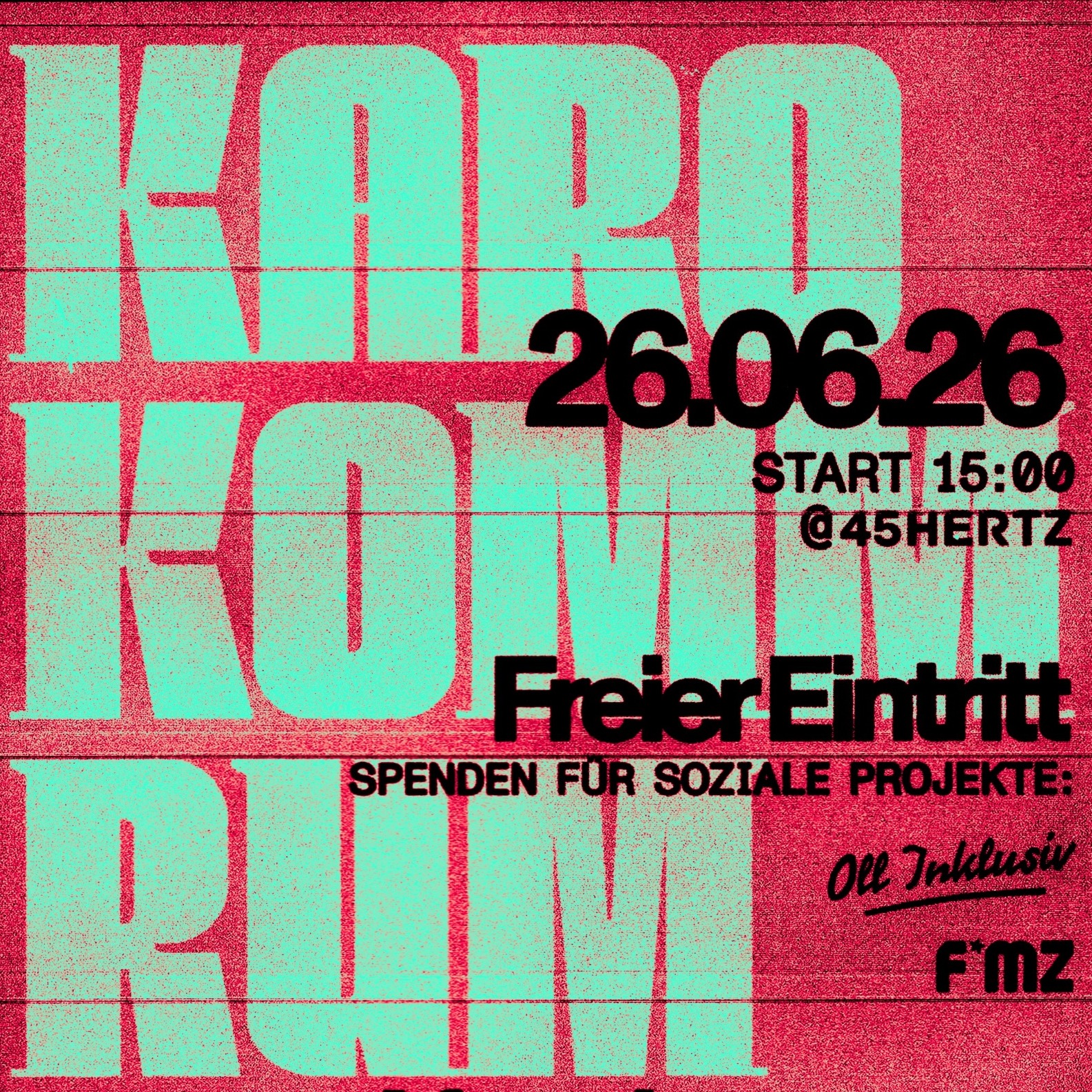 KARO KOMM RUM - Techno Party in Hamburg