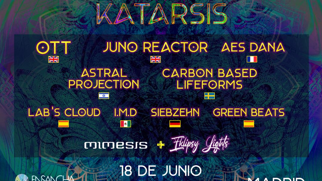 Cartel del evento KATARSIS