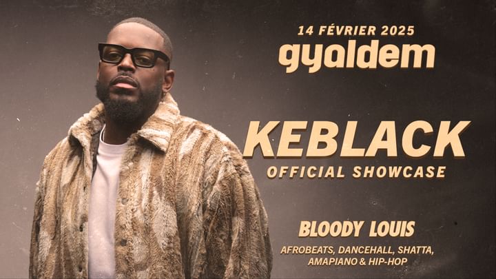 Cover for event: KEBLACK x GYALDEM • 14 FÉVRIER • BLOODY LOUIS