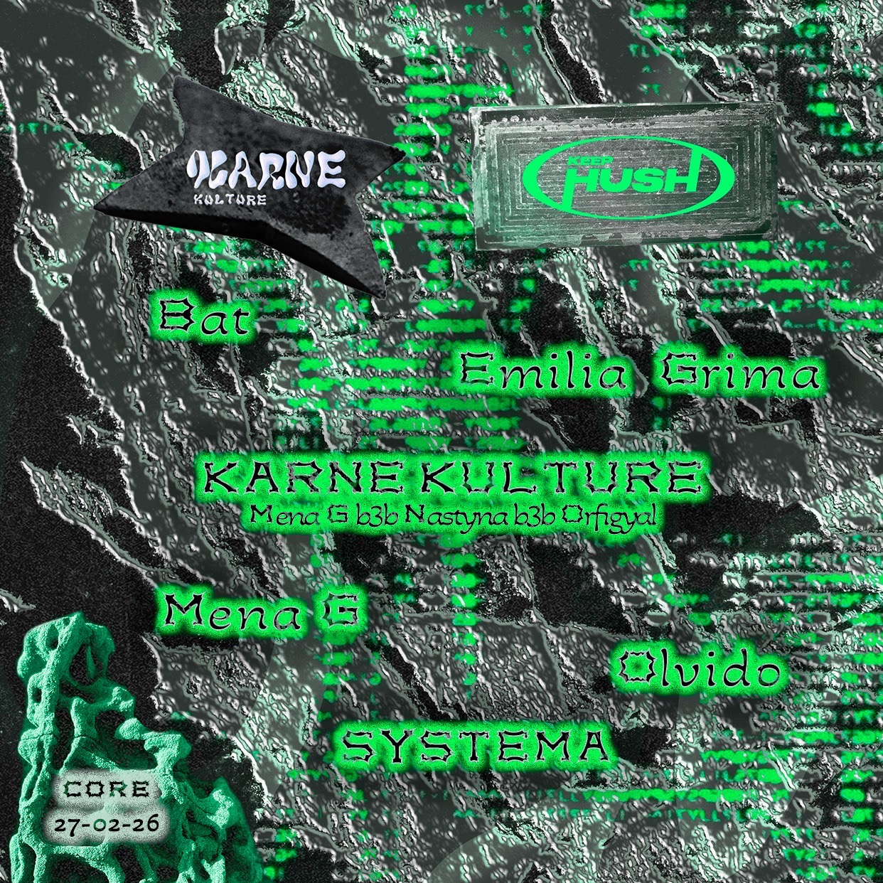 KEEP HUSH X KARNE KULTURE image