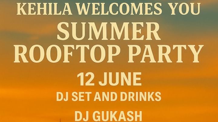 Cover for event: Kehila rooftop party 