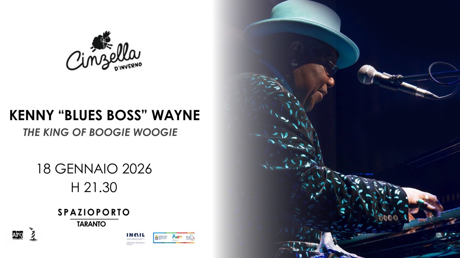 KENNY "BLUES BOSS" WAYNE x CINZELLA D'INVERNO 2026 image