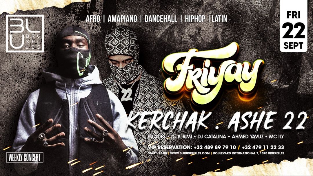 Copertina evento KERCHAK * ASHE22 | FRIYAY | 22.09.2023 | BLU Bruxelles