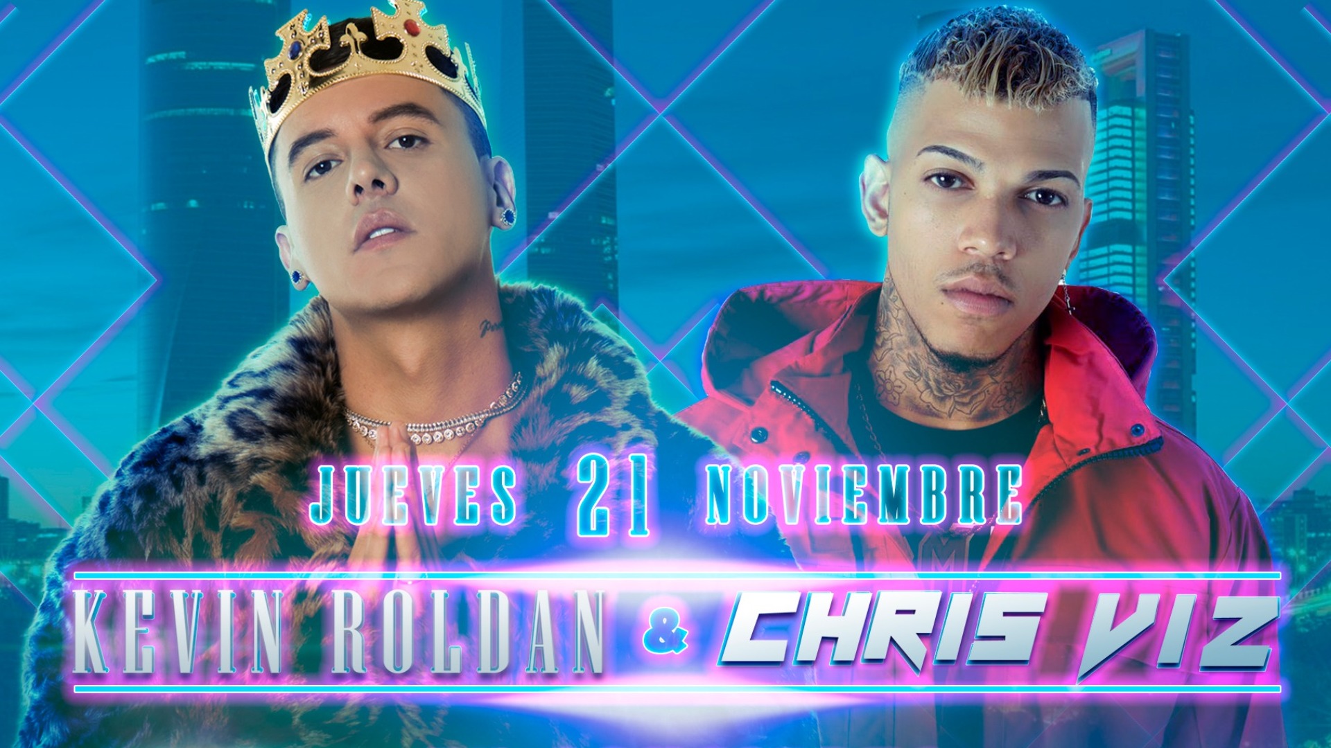 KEVIN ROLDAN & CHRIS VIZ en concierto