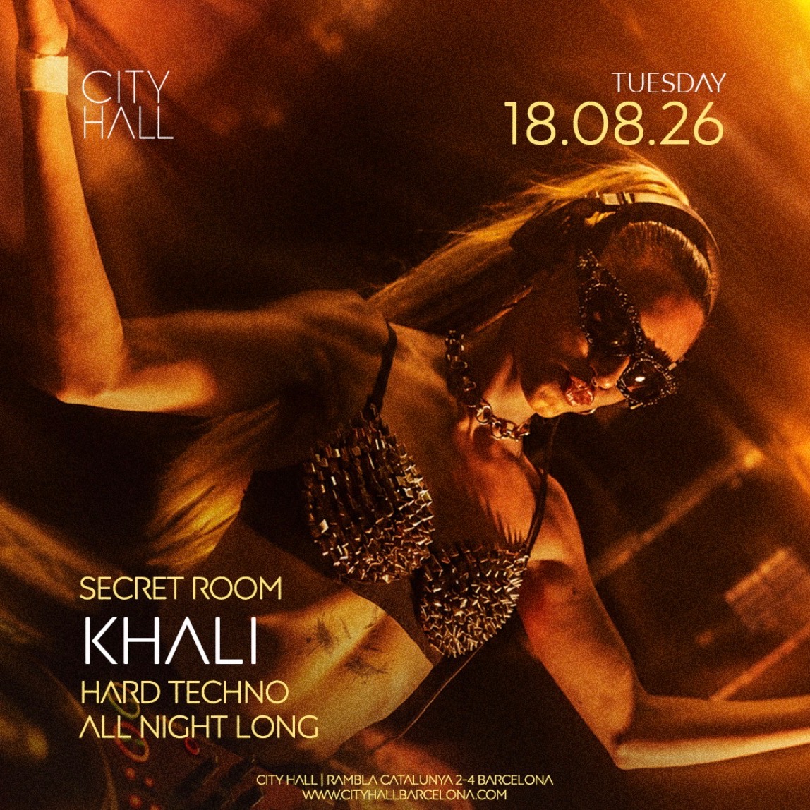 KHALI Dj SET ALL NIGHT LONG at SECRET ROOM II Hard Techno II DOWNLOAD YOUR FREE PASS image