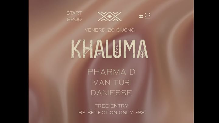 Cover for event: KHALUMA #2 - 20.06.25