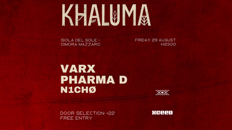 KHALUMA 29|08|25 w/ VARX | PHARMA D | N1CHØ image