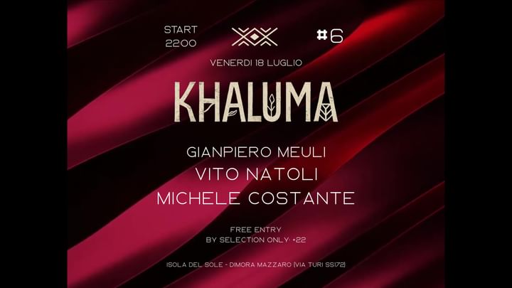 Cover for event: KHALUMA #6 18-07-25