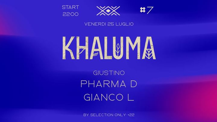 Cover for event: KHALUMA #7 25-07-25