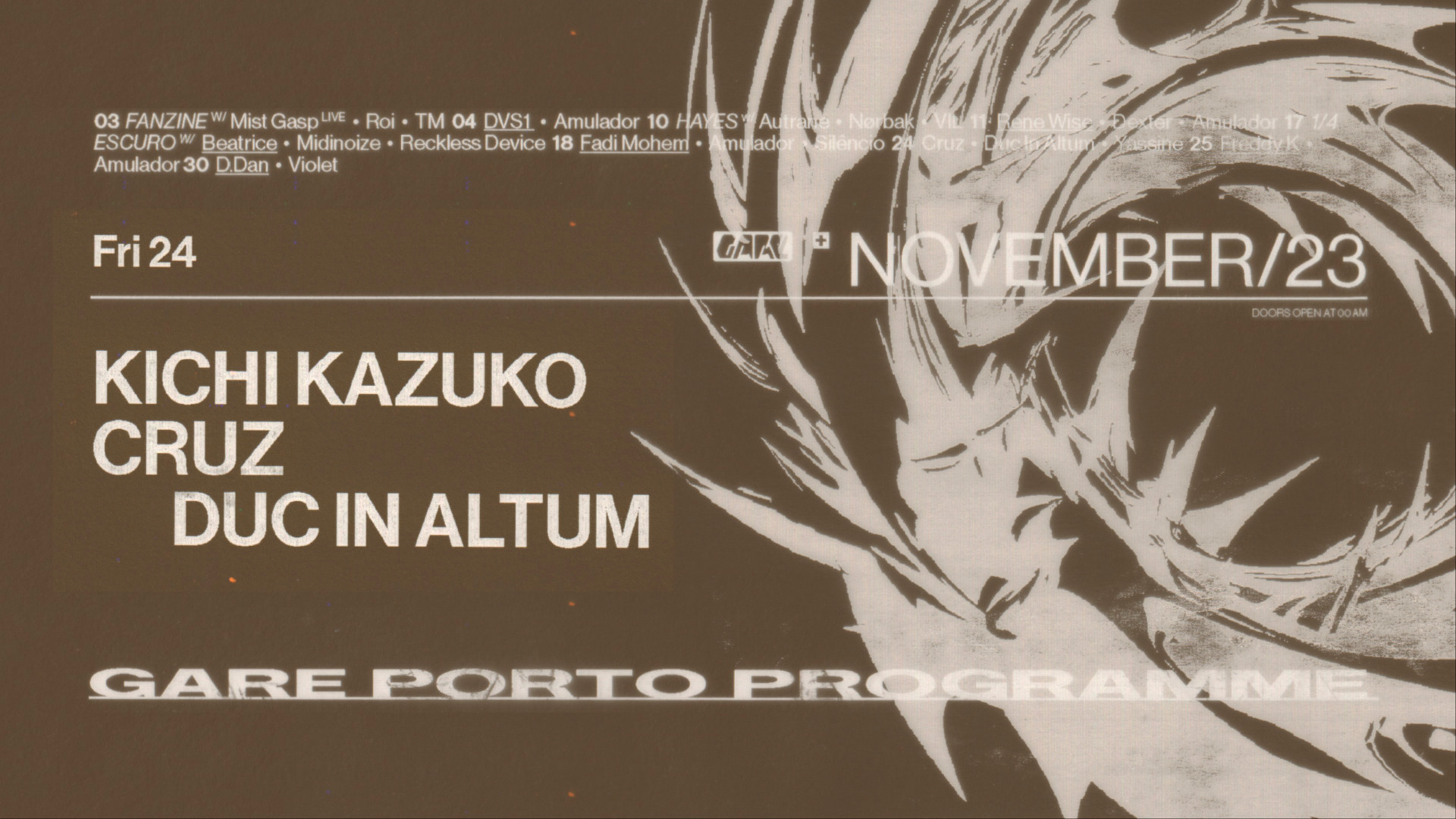 Kichi Kazuko + Cruz + Duc In Altum  image