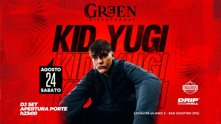 Cover for event: KID YUGI @ GREEN - 24/08/2024
