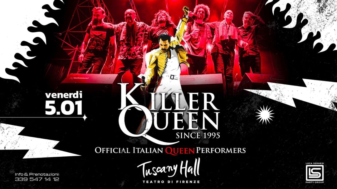 Cartel del evento Killer Queen - Tuscany Hall Firenze