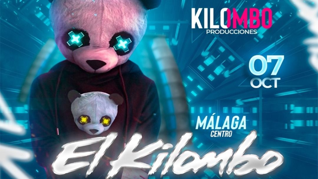 Cartel del evento Kilombo en Málaga Pre Party Ke Personajes