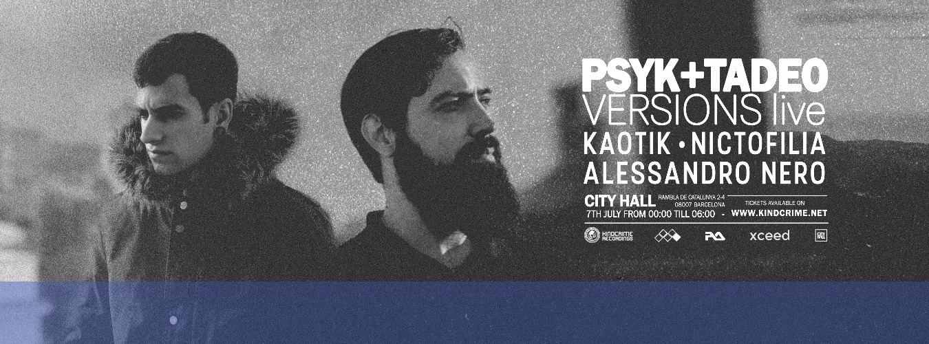 Kindcrime pres. Versions live (Psyk + Tadeo) image