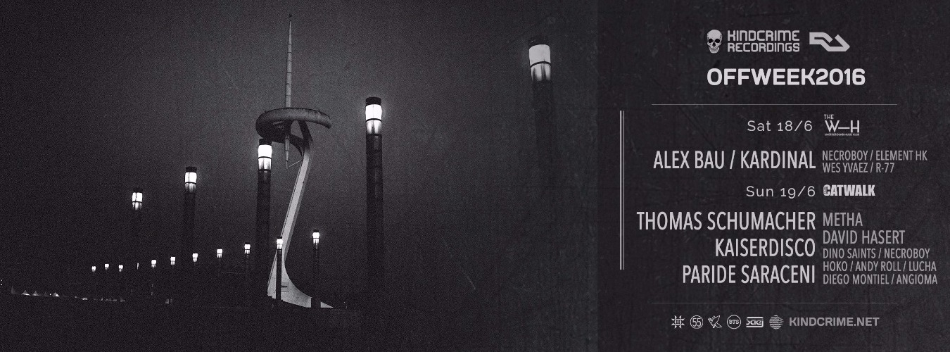 Kindcrime Recordings | Off Week 2016 w/ Alex Bau, Kardinal & more image