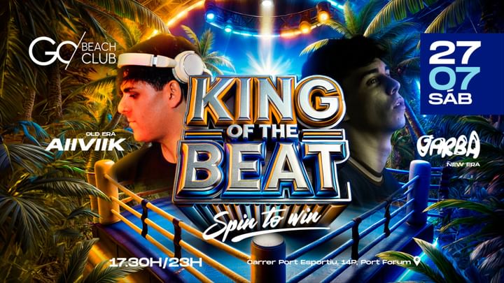 Cover for event: KING OF THE BEAT POOL PARTY | from 17:30pm