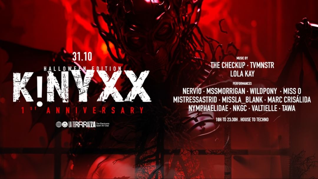 Capa do evento KINYXX 1st anniversary - Halloween Edition