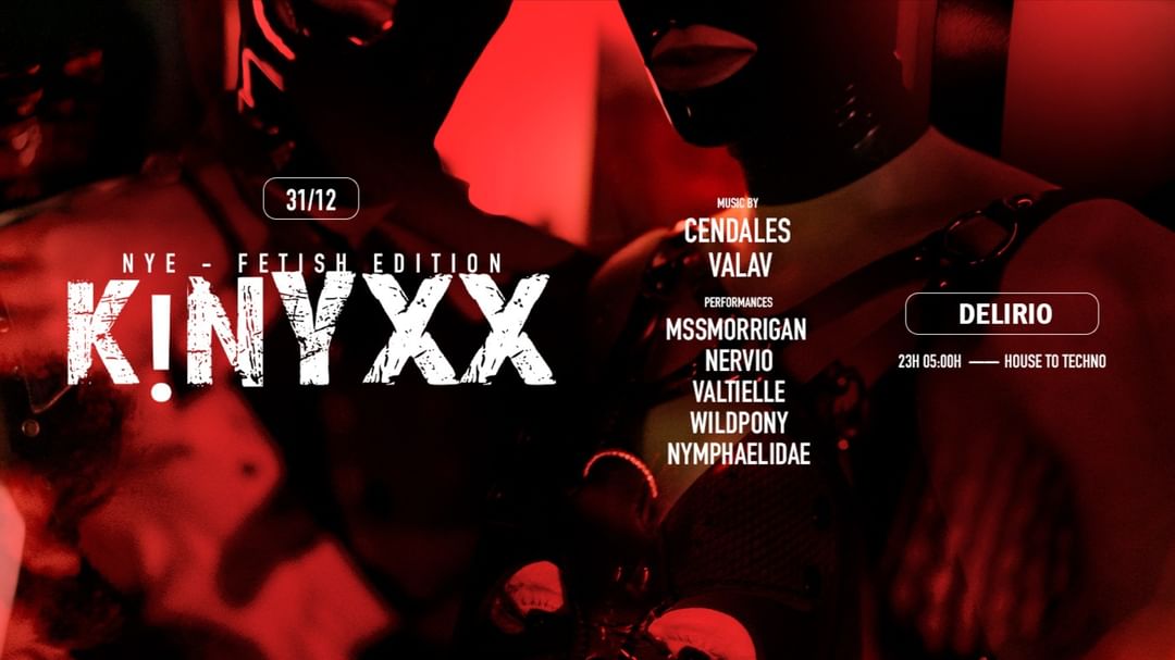 Cartell de l'esdeveniment KINYXX pres: Fet!sh New Year Edition