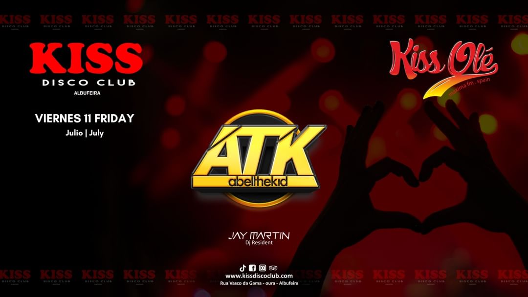 KISS OLÉ // ABEL THE KID (SPAIN)-Eventplakat