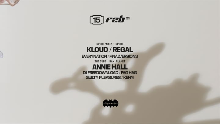 Cover for event: Kloud + Regal & Raw Planet w/ Annie Hall