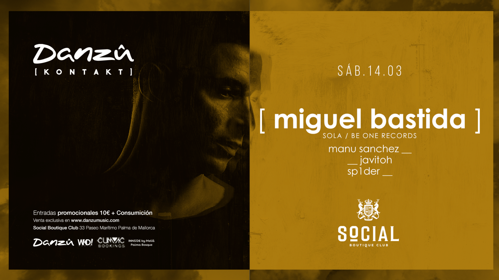 Kontakt at Social Club presents: Miguel Bastida image