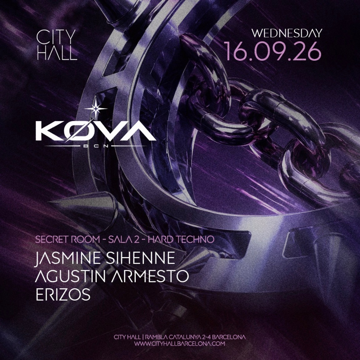 KØVA at SECRET ROOM || WEDNESDAY || DOWNLOAD YOUR FREE PASS  image