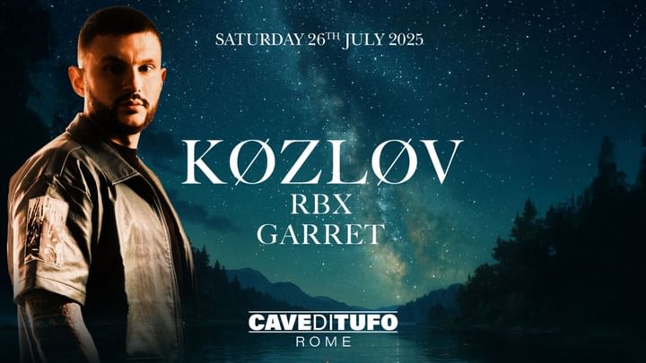 Cover for event: Kozlov | Cave di Tufo