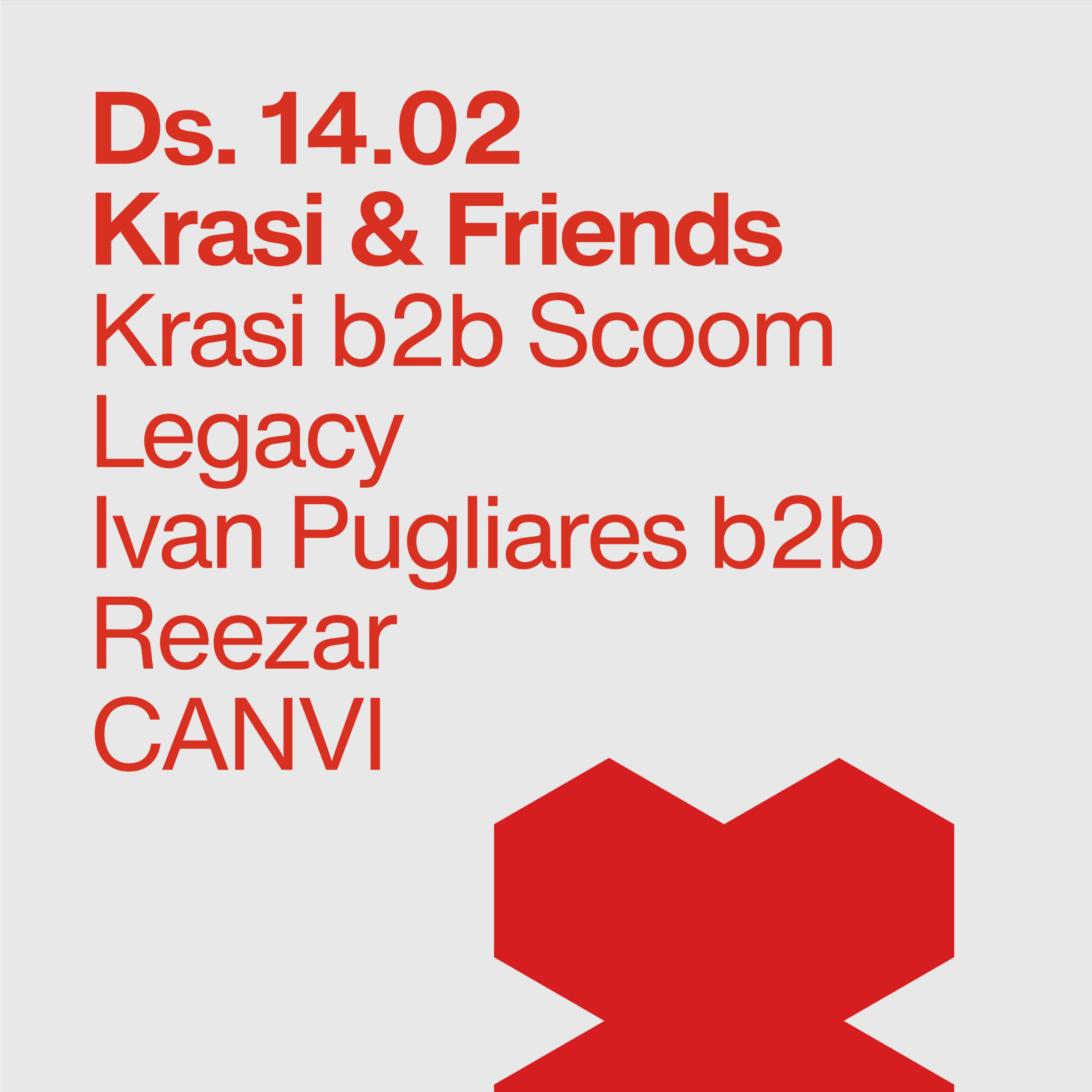 Krasi & Friends - Krasi b2b Scoom Legacy / Ivan Pugliares b2b Reezar / CANVI image