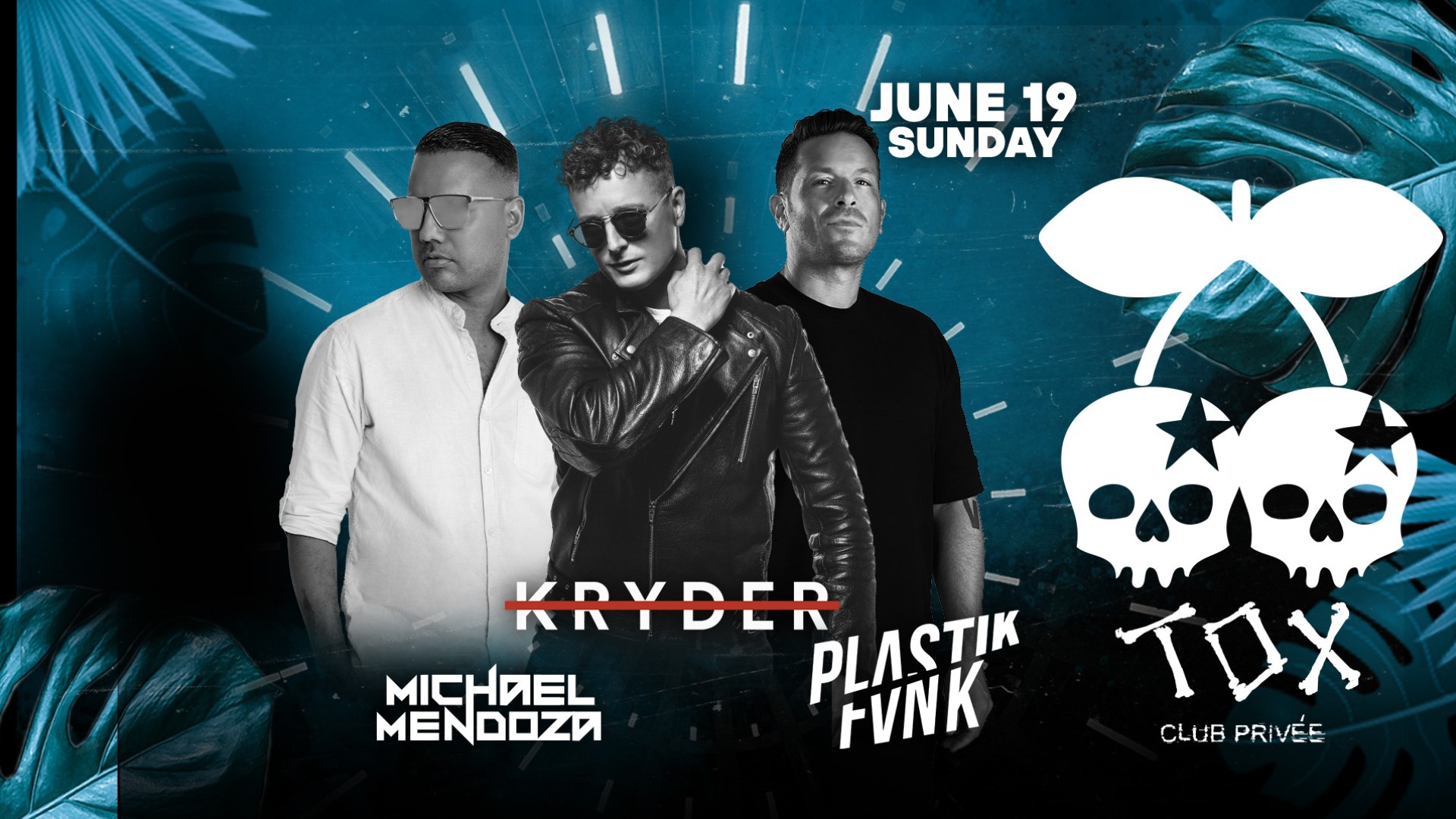 KRYDER, PLASTIKFUNK, MENDOZA - Sundays at TOX image