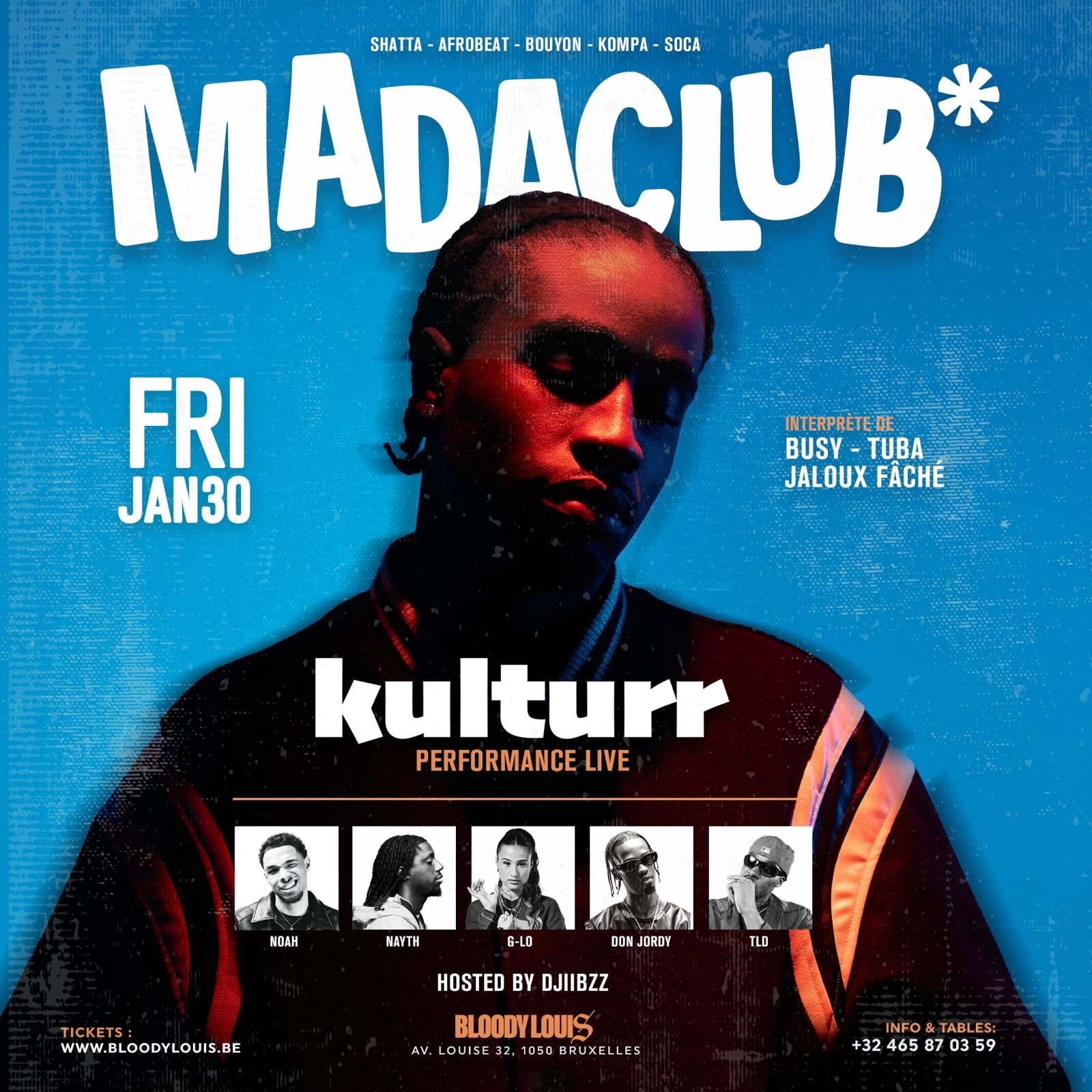 KULTURR SHOWCASE | MADA CLUB | 30 JAN image