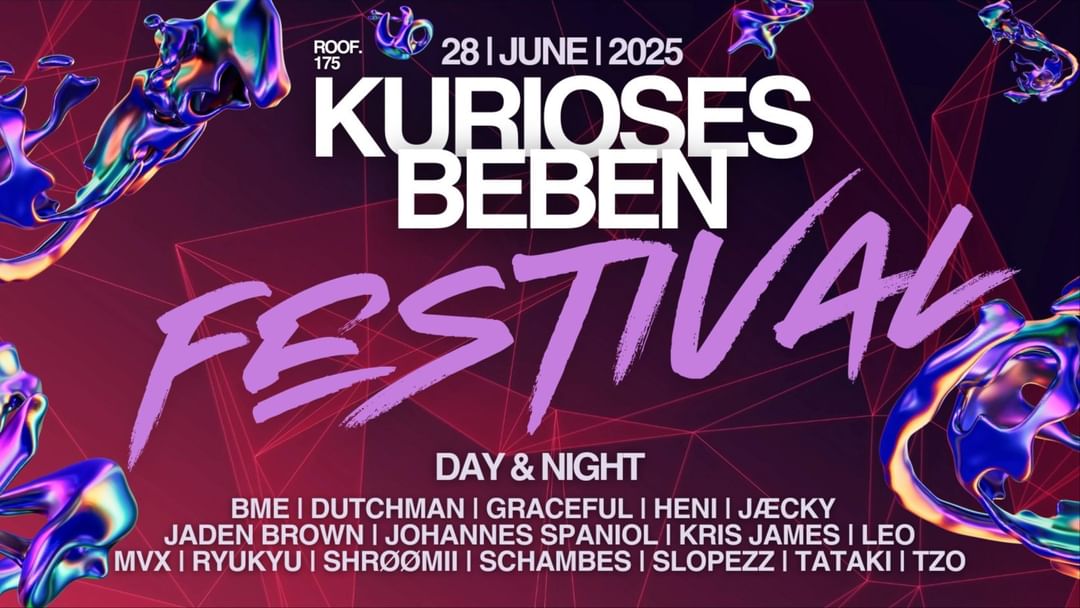 KURIOSES BEBEN - FESTIVAL (DAY & NIGHT)-Eventplakat