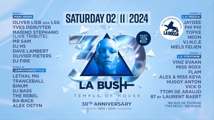 Cover for event: LA BUSH 30 YEARS / PART 2