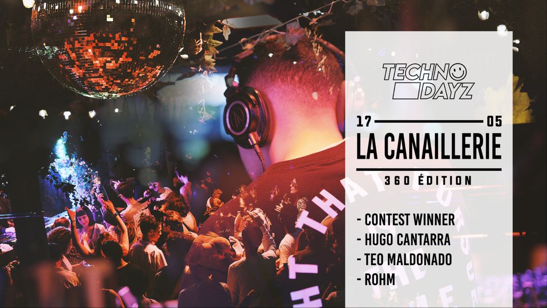 Cartel del evento LA CANAILLERIE 360 INVITE "HUGO CANTARRA" (VEILLE DE JOUR FÉRIÉ)