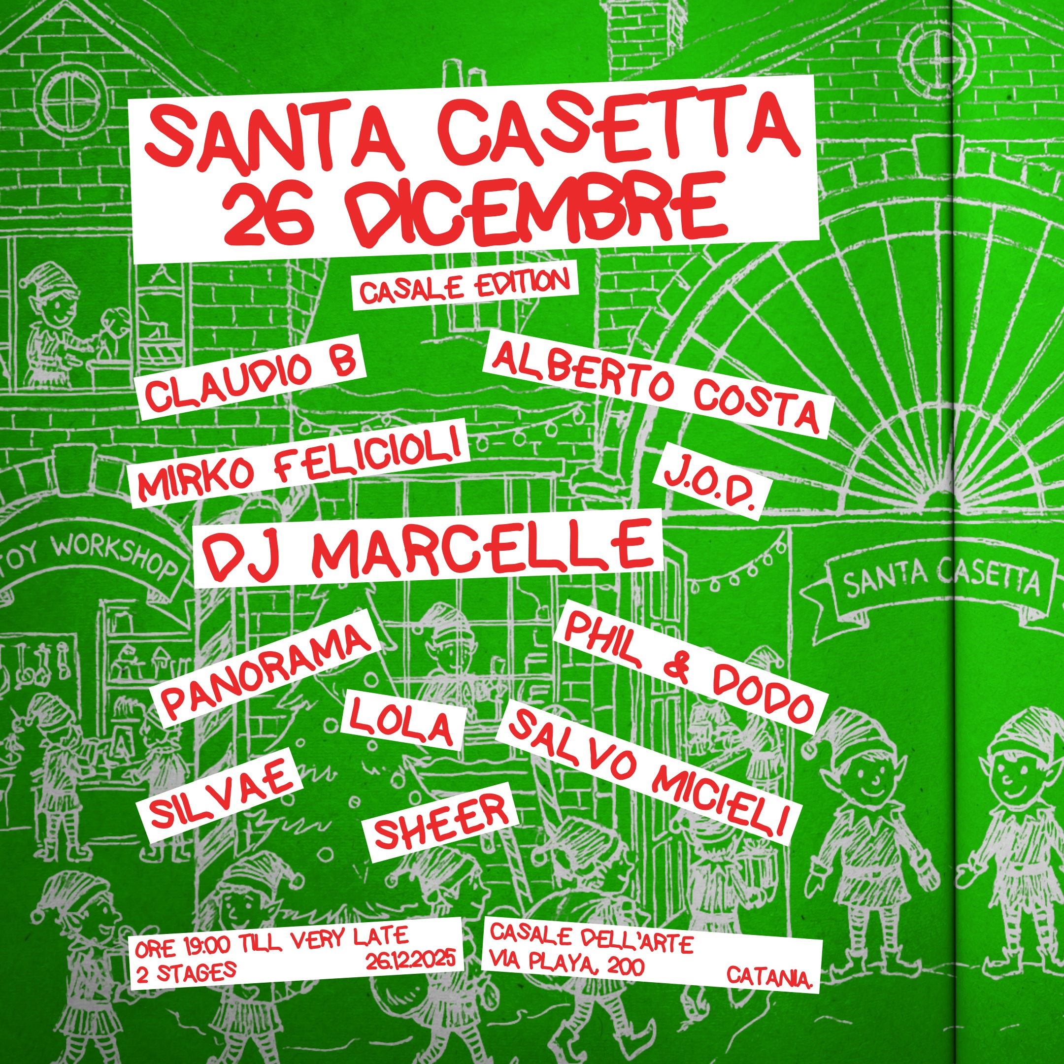 La Casetta presents Santa Casetta with DJ Marcelle