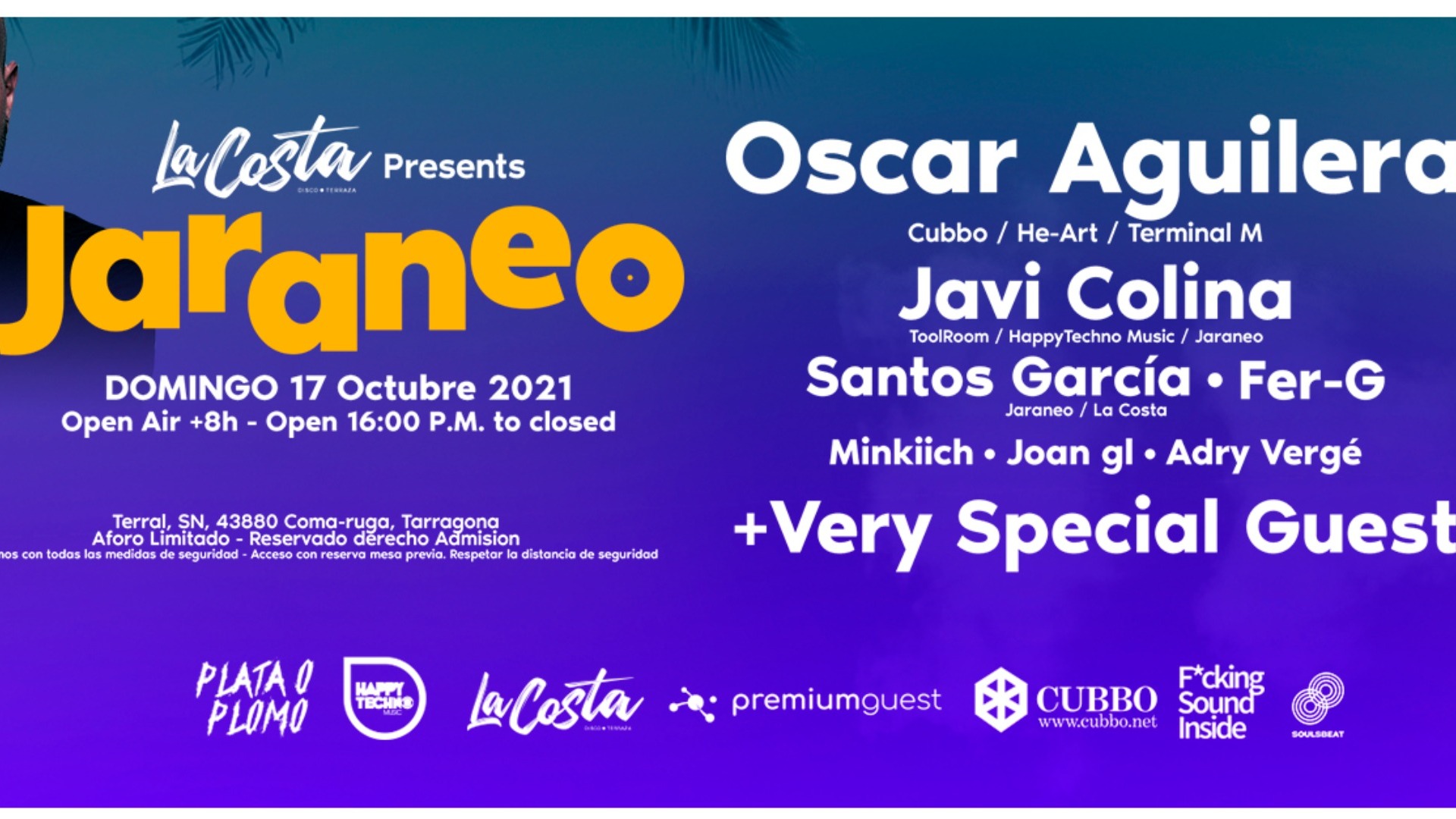 La Costa & Jaraneo pres. OSCAR AGUILERA + Very Special Guest image